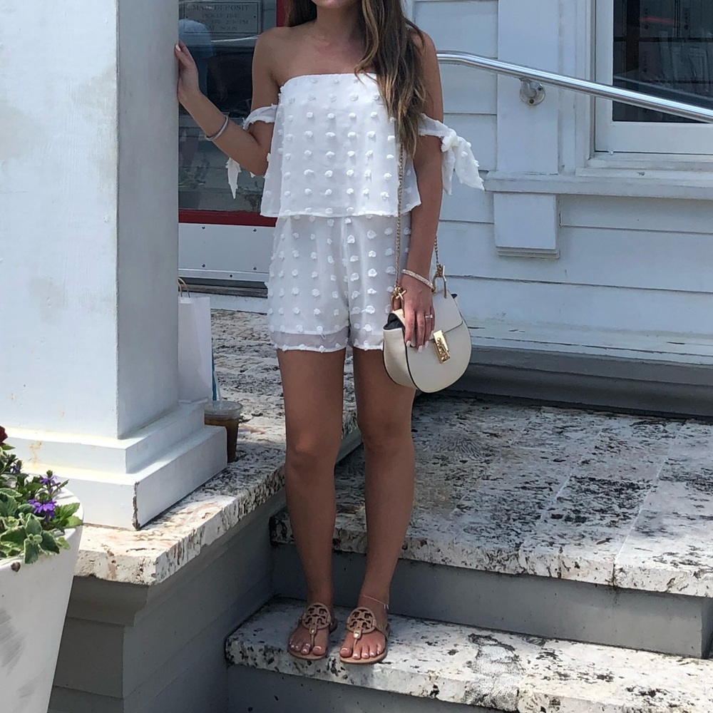 Swiss Dot Romper - image 1